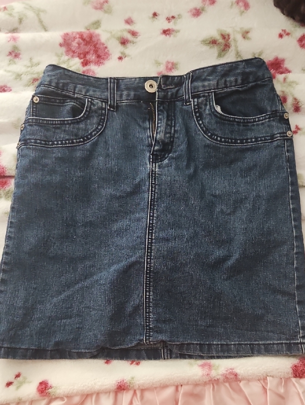 Christopher & Banks Indigo Denim Skirt